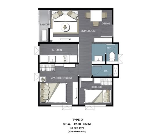 Bleisure Charan 96/1 : เบล็สเชอร์ จรัญ 96/1 - Floor Plan