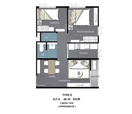 Bleisure Charan 96/1 : เบล็สเชอร์ จรัญ 96/1 - Floor Plan