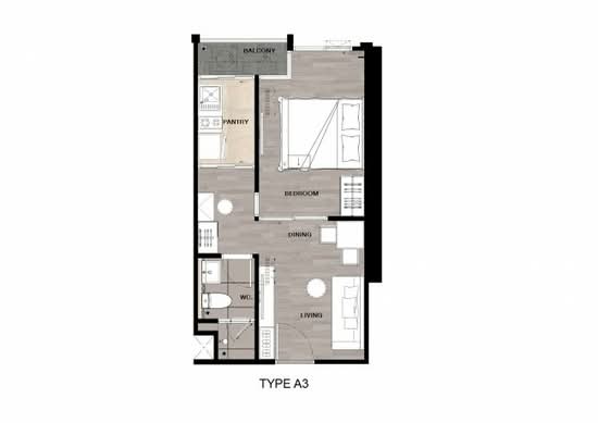 Niche Mono Mega Space Bangna : นิช โมโน เมกะ สเปซ บางนา - Floor Plan