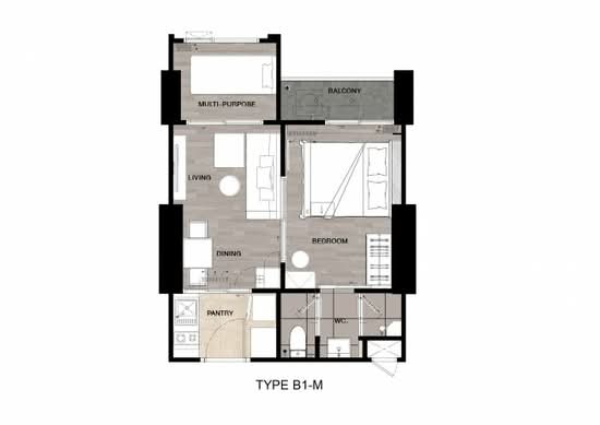 Niche Mono Mega Space Bangna : นิช โมโน เมกะ สเปซ บางนา - Floor Plan