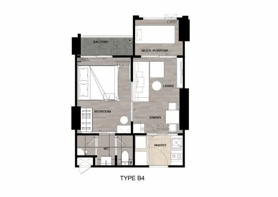 Niche Mono Mega Space Bangna : นิช โมโน เมกะ สเปซ บางนา - Floor Plan