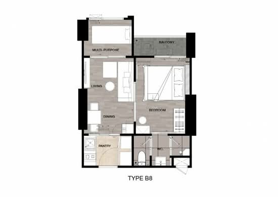 Niche Mono Mega Space Bangna : นิช โมโน เมกะ สเปซ บางนา - Floor Plan