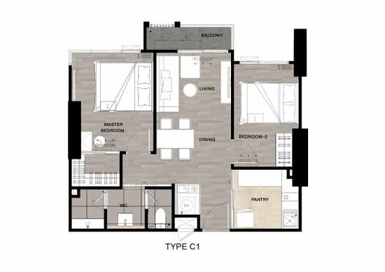 Niche Mono Mega Space Bangna : นิช โมโน เมกะ สเปซ บางนา - Floor Plan