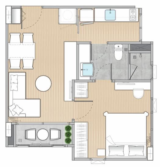 Maison Garden Chaeng Watthana 2 : เมซองการ์เด้น แจ้งวัฒนะ 2 - Floor Plan