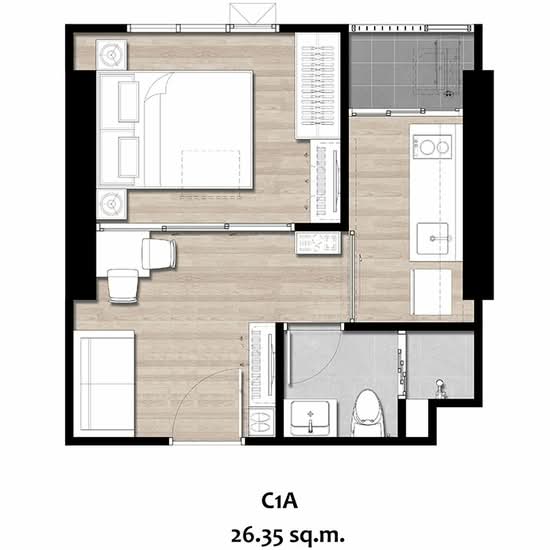 Modiz Sukhumvit 50 - Floor Plan