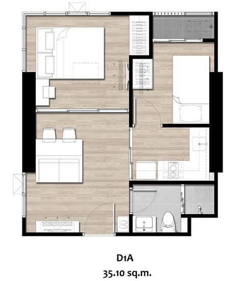 Modiz Sukhumvit 50 - Floor Plan