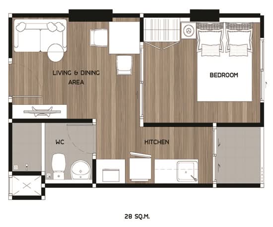 HI Sukhumvit 93 : ไฮ สุขุมวิท 93 - Floor Plan