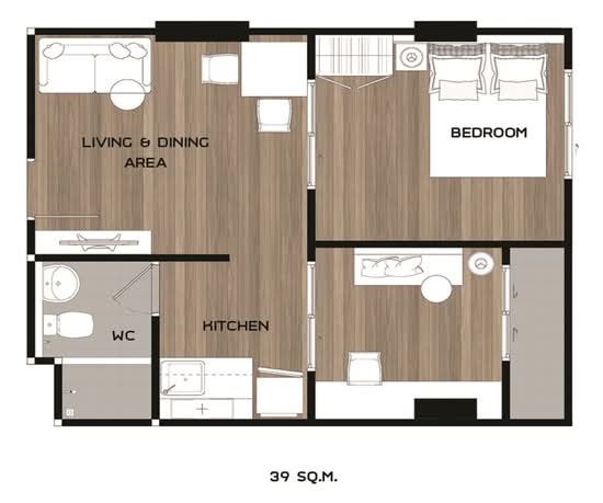 HI Sukhumvit 93 : ไฮ สุขุมวิท 93 - Floor Plan