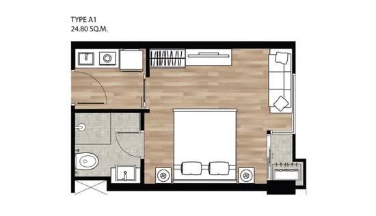 The Belgravia @ Ratchada-Ladprao 15 - Floor Plan