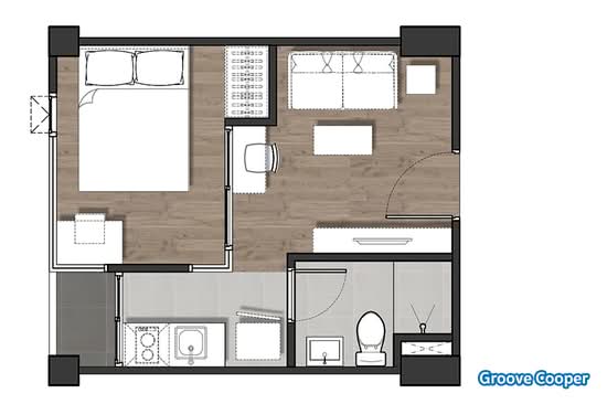 Groove Ratchada-Rama 9 - Floor Plan