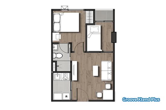 Groove Ratchada-Rama 9 - Floor Plan