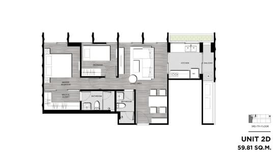 PHILO Ladprao 18 - Floor Plan
