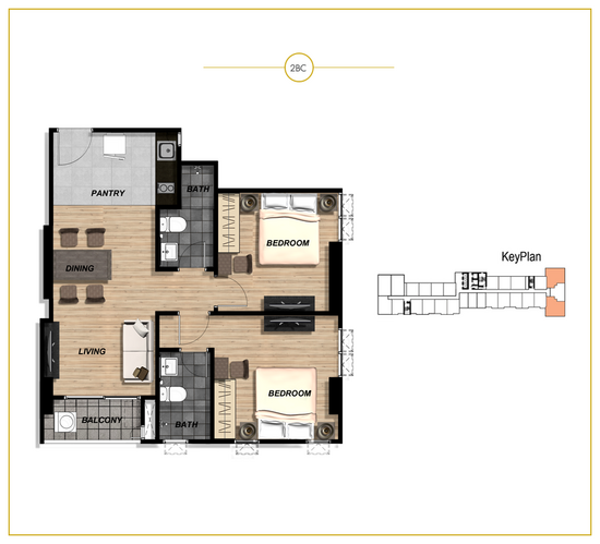 Thana Astoria Pinklao - Floor Plan
