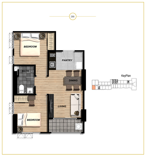 Thana Astoria Pinklao - Floor Plan