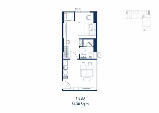 Park Origin Phayathai - Floor Plan