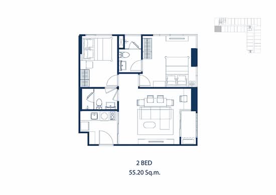 Park Origin Phayathai - Floor Plan