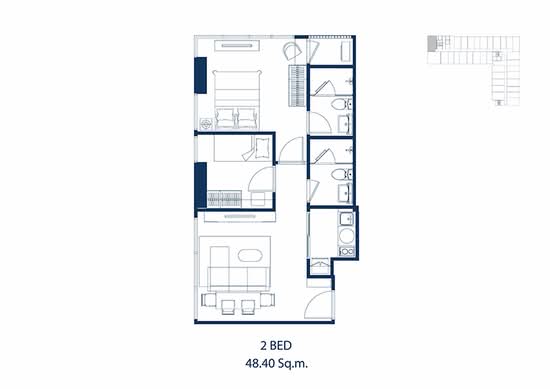 Park Origin Phayathai - Floor Plan