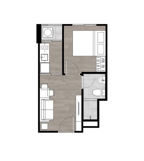 Notting Hill Chatuchak-Interchange : น๊อตติ้ง ฮิลล์ จตุจักร-อินเตอร์เชนจ์ - Floor Plan