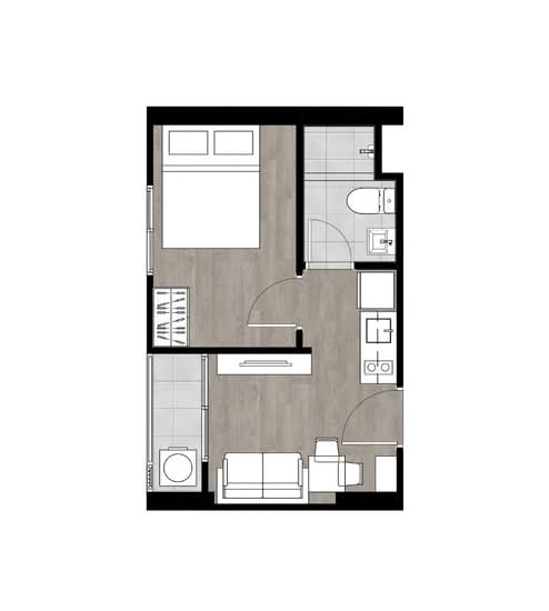 Notting Hill Chatuchak-Interchange : น๊อตติ้ง ฮิลล์ จตุจักร-อินเตอร์เชนจ์ - Floor Plan
