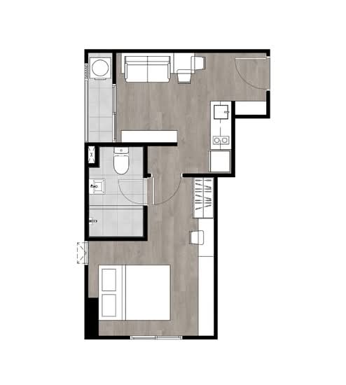 Notting Hill Chatuchak-Interchange : น๊อตติ้ง ฮิลล์ จตุจักร-อินเตอร์เชนจ์ - Floor Plan