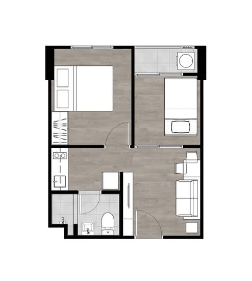 Notting Hill Chatuchak-Interchange : น๊อตติ้ง ฮิลล์ จตุจักร-อินเตอร์เชนจ์ - Floor Plan