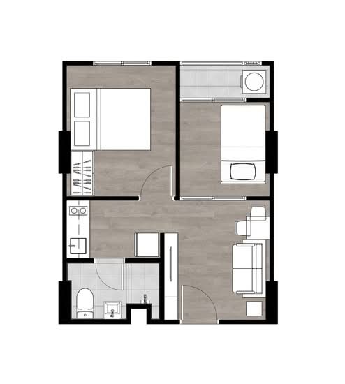 Notting Hill Chatuchak-Interchange : น๊อตติ้ง ฮิลล์ จตุจักร-อินเตอร์เชนจ์ - Floor Plan