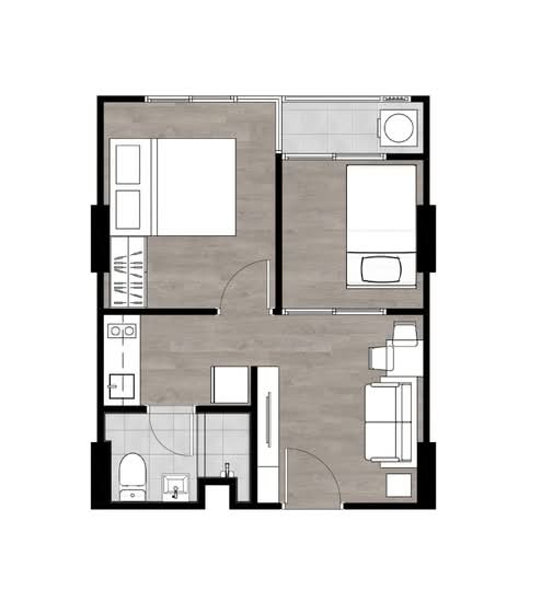 Notting Hill Chatuchak-Interchange : น๊อตติ้ง ฮิลล์ จตุจักร-อินเตอร์เชนจ์ - Floor Plan