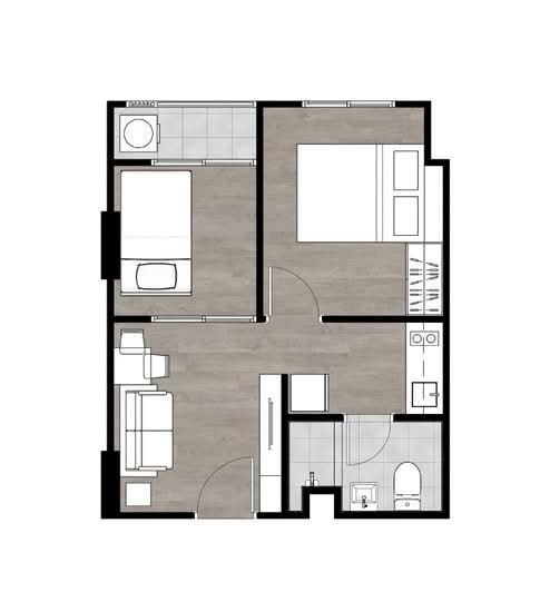 Notting Hill Chatuchak-Interchange : น๊อตติ้ง ฮิลล์ จตุจักร-อินเตอร์เชนจ์ - Floor Plan