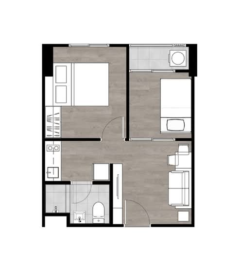 Notting Hill Chatuchak-Interchange : น๊อตติ้ง ฮิลล์ จตุจักร-อินเตอร์เชนจ์ - Floor Plan