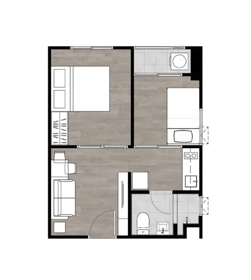Notting Hill Chatuchak-Interchange : น๊อตติ้ง ฮิลล์ จตุจักร-อินเตอร์เชนจ์ - Floor Plan