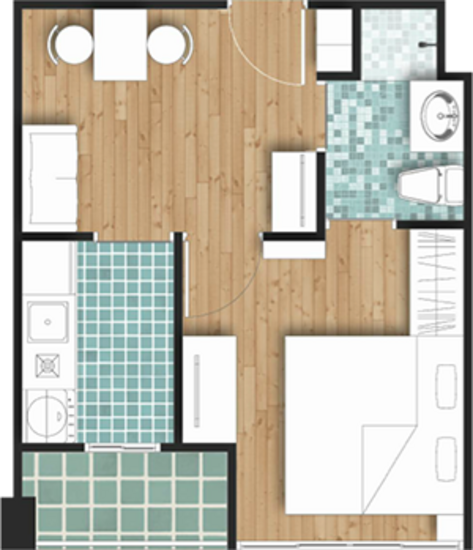 Humble Living @ Yuyen : ฮัมเบิล ลิฟวิ่ง อยู่เย็น - Floor Plan