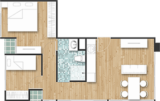 Humble Living @ Yuyen : ฮัมเบิล ลิฟวิ่ง อยู่เย็น - Floor Plan