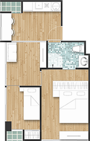 Humble Living @ Yuyen : ฮัมเบิล ลิฟวิ่ง อยู่เย็น - Floor Plan