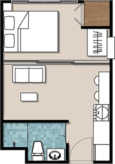 Humble Living @ FueangFu : ฮัมเบิล ลีฟวิ่ง แอท เฟื่องฟู - Floor Plan