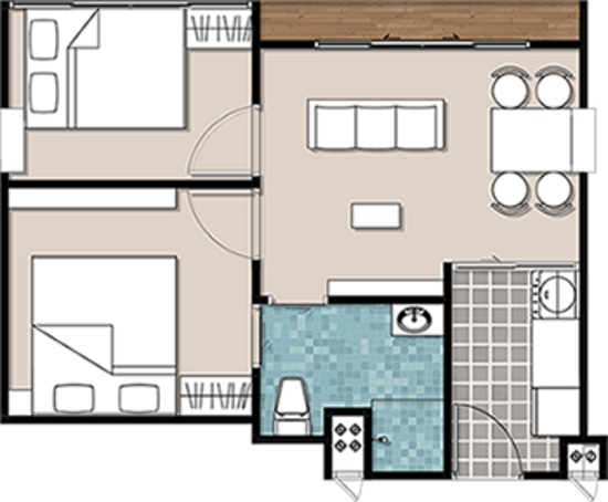 Humble Living @ FueangFu : ฮัมเบิล ลีฟวิ่ง แอท เฟื่องฟู - Floor Plan