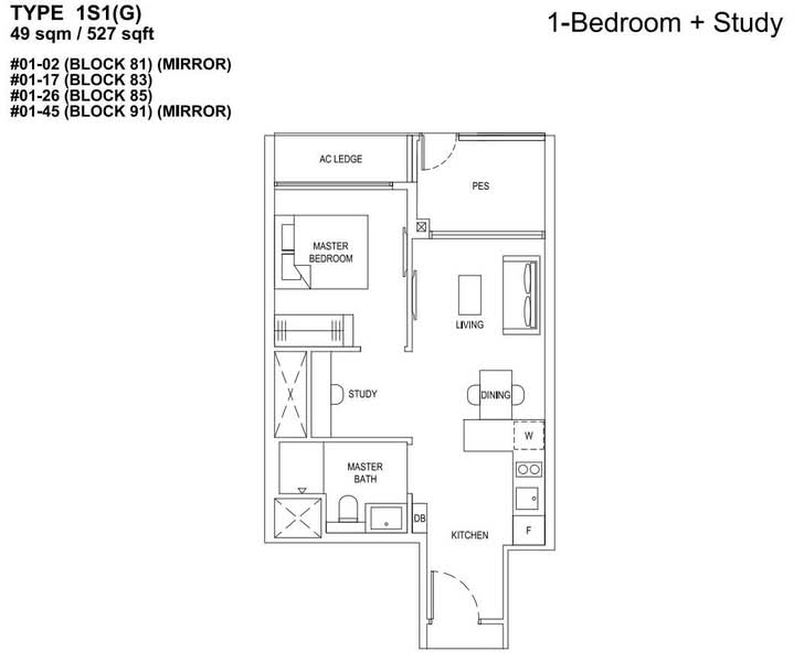 The Florence Residences, 99 Hougang Avenue 2, 1 Bedroom, 527 sqft, Condominium For Rent, by Shirley Lim, 25547938 - PropertyGuru.com.sg