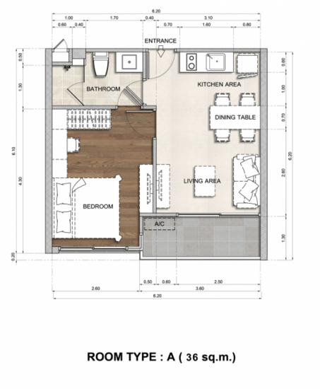 The Lago : เดอะ ลาโก - Floor Plan