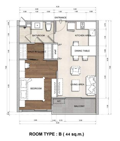 The Lago : เดอะ ลาโก - Floor Plan