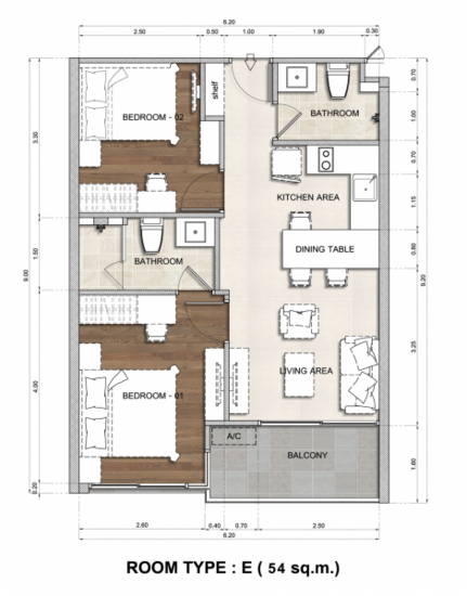 The Lago : เดอะ ลาโก - Floor Plan