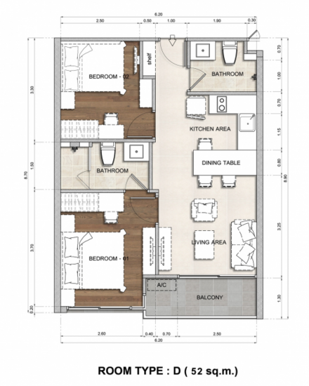 The Lago : เดอะ ลาโก - Floor Plan