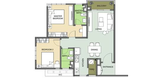 UNIO Residence - Floor Plan - iProperty.com.my
