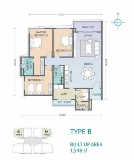 Residensi Sefina Mont Kiara - Floor Plan - iProperty.com.my