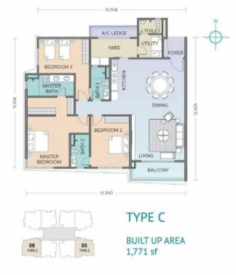 Residensi Sefina Mont Kiara - Floor Plan - iProperty.com.my