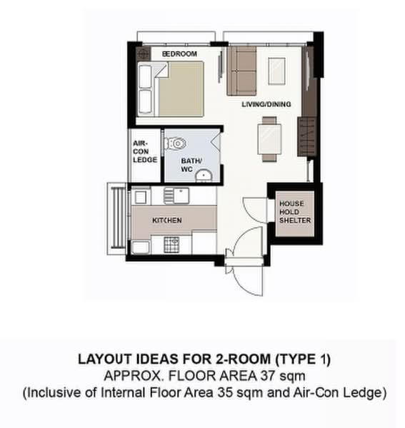 327A Sumang Walk, 327A Sumang Walk, 1 Bedroom, 398 sqft, HDB Flat For Sale, by Lex Lim 林双麟, 500226866 - PropertyGuru.com.sg