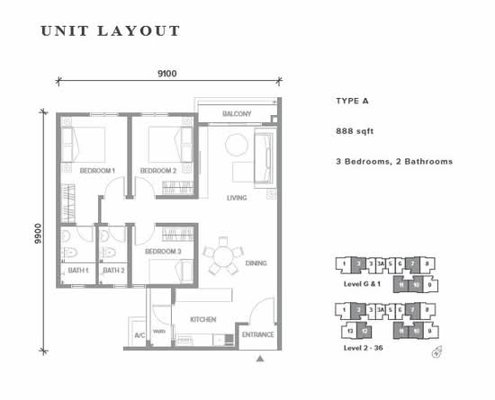 Sensory Residence @ Southville City - Floor Plan - iProperty.com.my