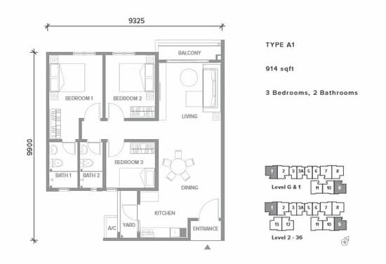 Sensory Residence @ Southville City - Floor Plan - iProperty.com.my