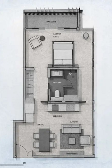 Petit Jervois - Floor Plan