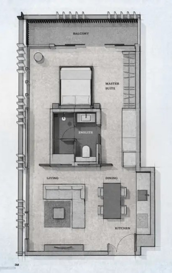 Petit Jervois - Floor Plan