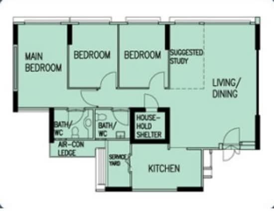 260B Punggol Way - Floor Plan