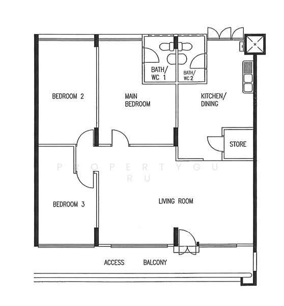 238 Bukit Panjang Ring Road, 238 Bukit Panjang Ring Road, Dairy Farm / Bukit Panjang / Choa Chu Kang, 3 Bedrooms, 1,119 sqft, HDB Flat For Rent, by Vanessa Terk, 500277020 - 2D - PropertyGuru.com.sg